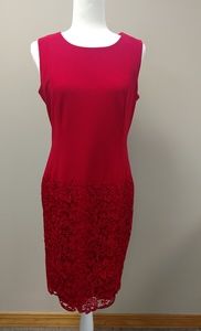 * sold* Calvin Klein Red Dress